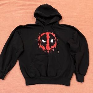Marvel Deadpool fleece  hoodie teen size